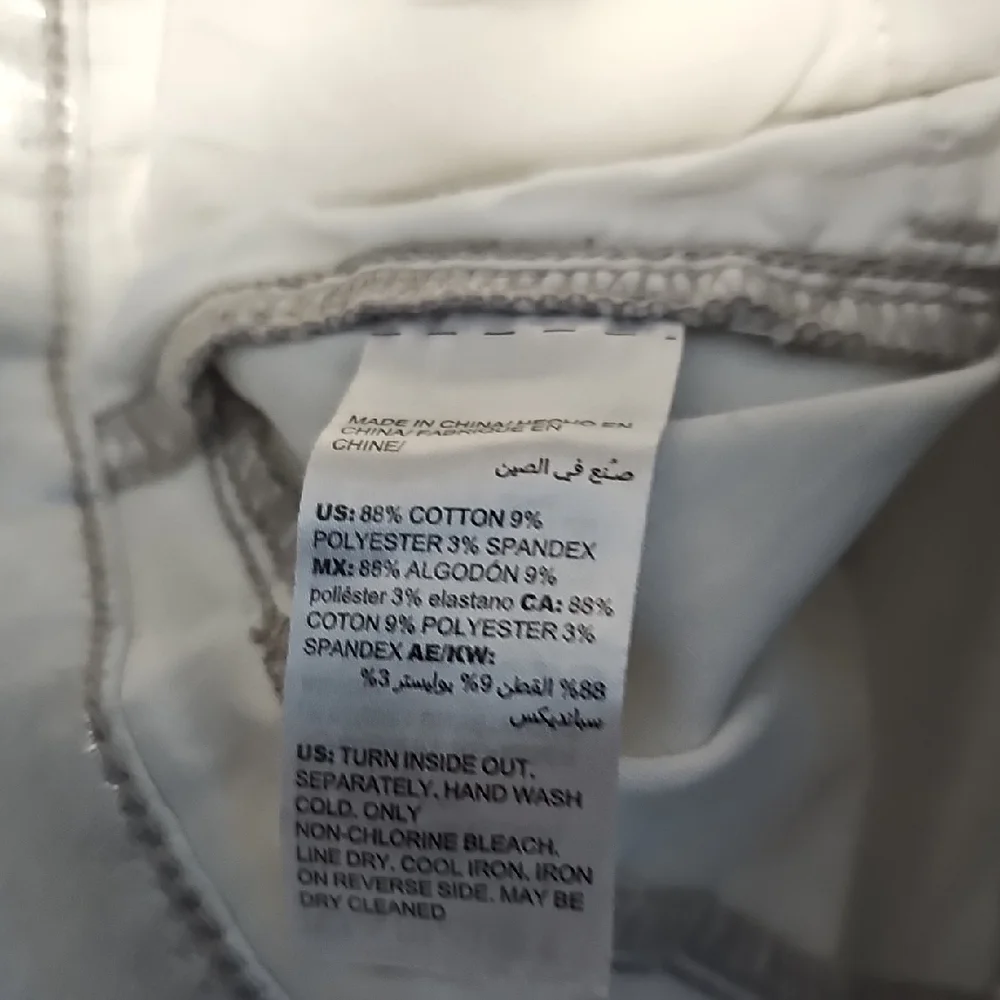 White House Black Market Shimmering Silver Skinny Jeans - Picture 6 of 7